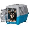 MidWest Spree Plastic Door Travel Carrier Blue Pet Kennel